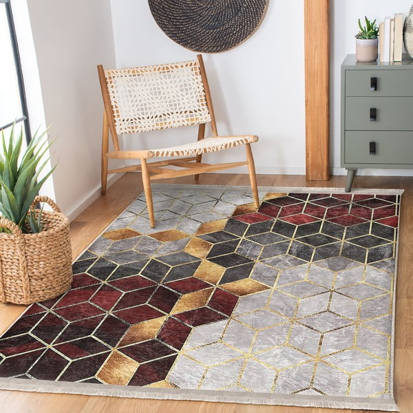 Hall ja veinine pestav vaip 120x180 cm - Mila Home-image-2