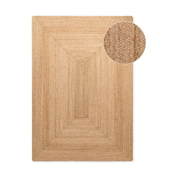 Käsitsi kootud kahepoolne džuudist vaip 200x300 cm Sharmila Natural Brown - Hanse Home