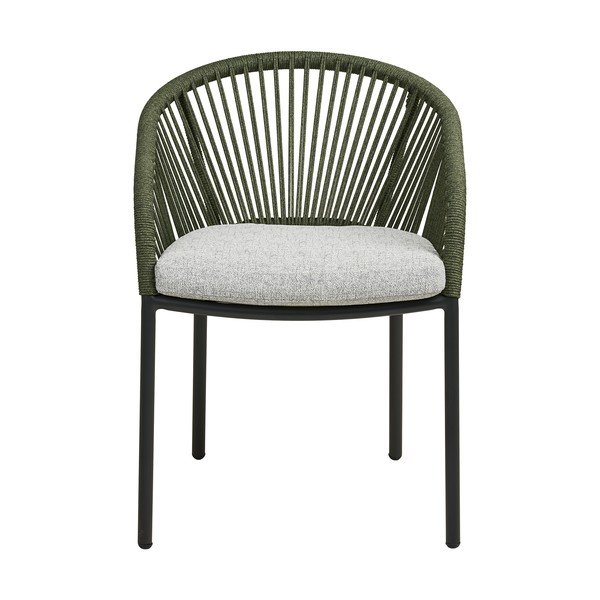 Roheline metallist-polsterdatud aiatool Novella - House Nordic-image-2