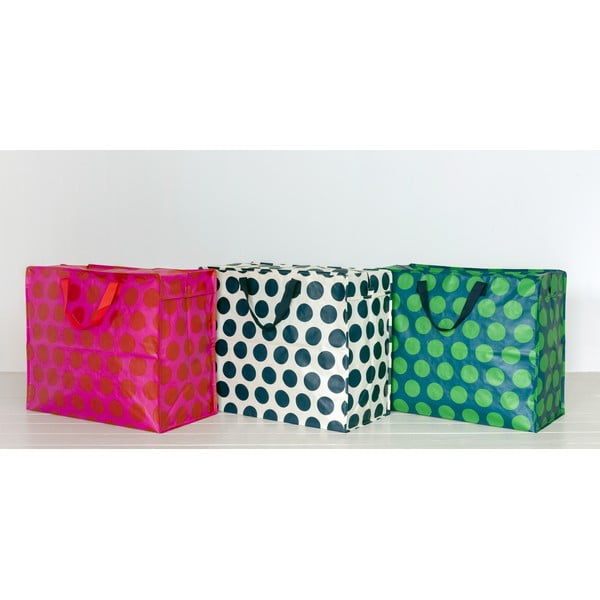 Taaskasutatud plastikust riiete hoiukott 58x28x48 cm Spotlight - Rex London-image-2