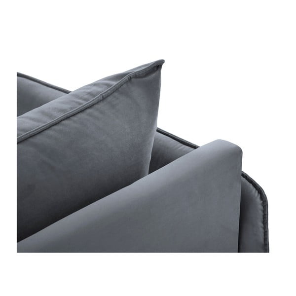 Hall sametist tugitool, vasakpoolne nurk Vienna - Cosmopolitan Design-image-3