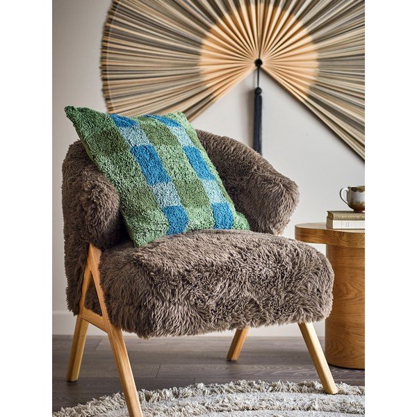 Puuvillane dekoratiivpadi 50x50 cm Pil - Bloomingville-image-1