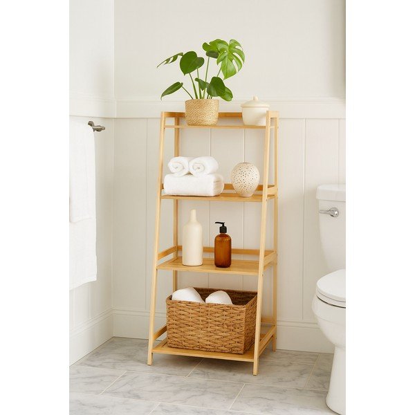 Bambusest vannitoariiul 52x115 cm Elori - Bonami Essentials-image-1