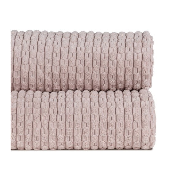 Roosa tepitud voodikate 180x260 cm - Ixia