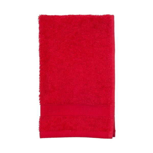 Červený froté ručník Walra Frottier, 30 x 50 cm