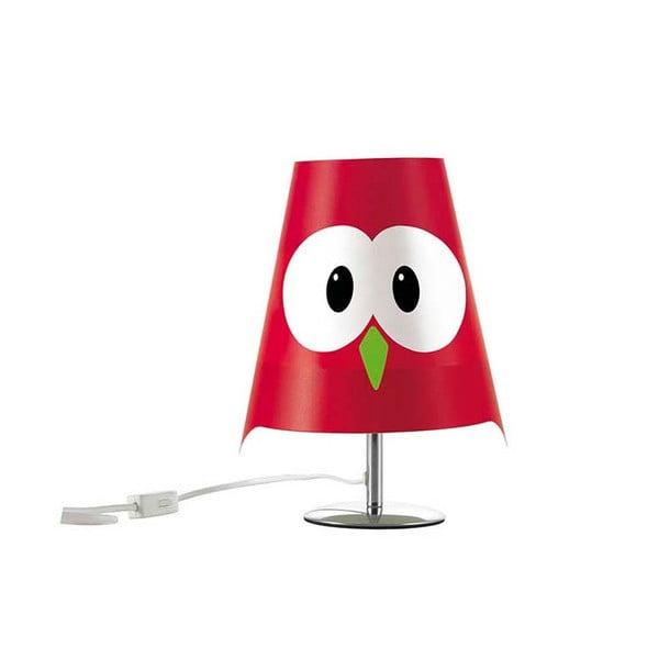 Červená dětská lampička e-my Lucignolo