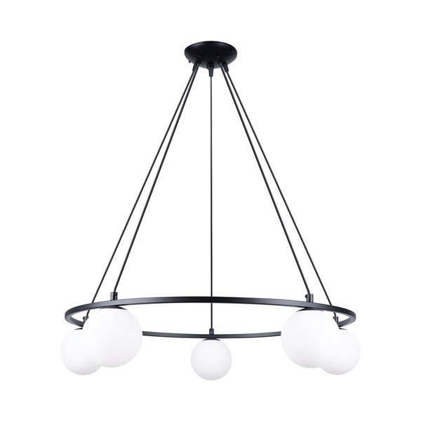 Valge/must rippvalgusti klaasist varjuga Umerta - Sollux