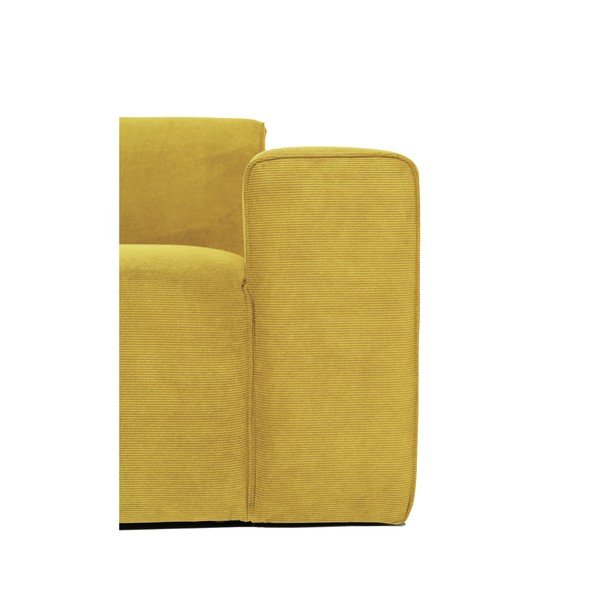 Kollane kordvillane nurgadiivan (vasakpoolne nurk) Sting - Scandic-image-4