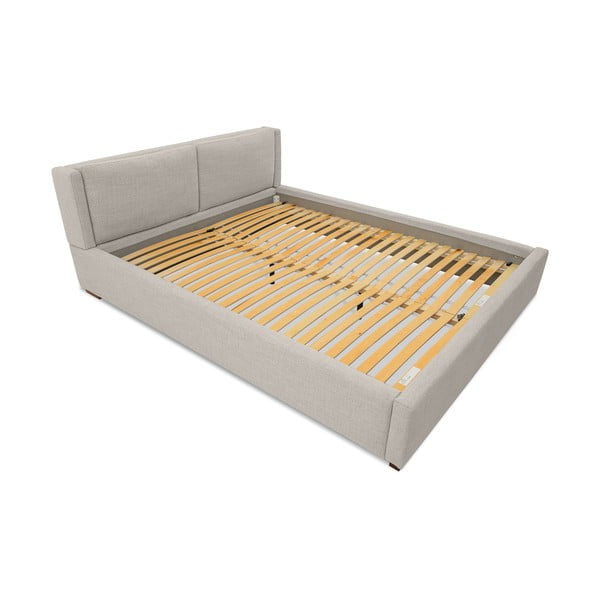 Helehall polsterdatud kaheinimesevoodi koos voodipõhjaga 180x200 cm Dreamer - Scandic-image-4