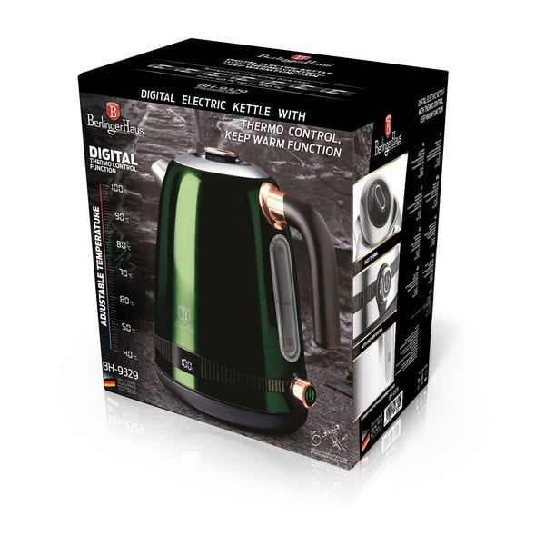 Roheline veekeetja 1,7 l Emerald Collection - BerlingerHaus-image-4