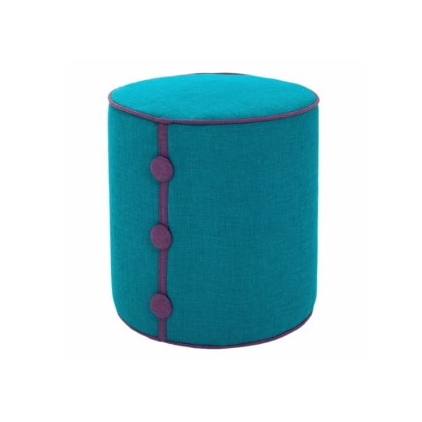 Puf Dots Turquoise/Purple-image-3