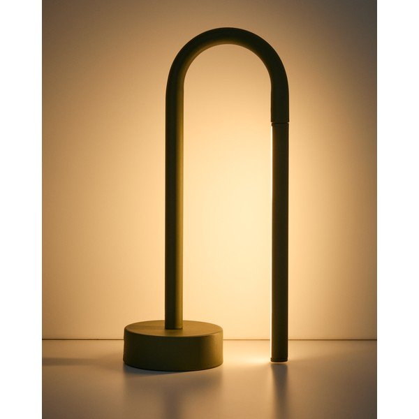 Roheline metallist LED-laualamp (kõrgus 30 cm) Bow - Kave Home-image-1