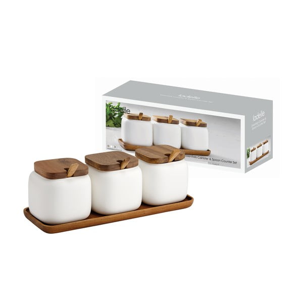 Portselanist suhkru/soola purgid 3tk komplektis Essentials - Ladelle-image-1