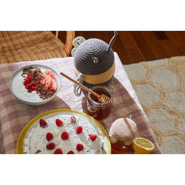 Riidest laste mänguasjakorv ø 15x15 cm Baby Bee - Lorena Canals-image-4