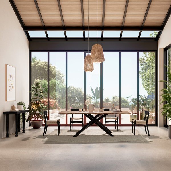 Mustad kummipuust söögitoolid, 2 tk komplekt Biel - MOME-image-2