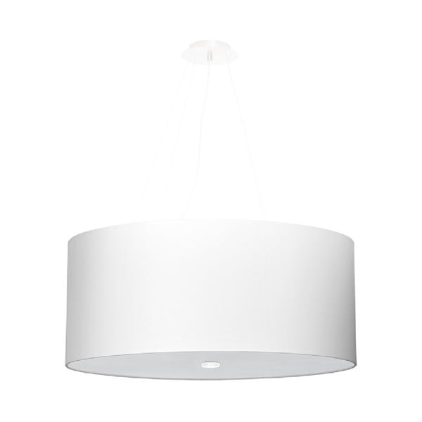 Valge rippvalgusti klaasist lambivarjundiga ø 60 cm Volta - Nice Lamps