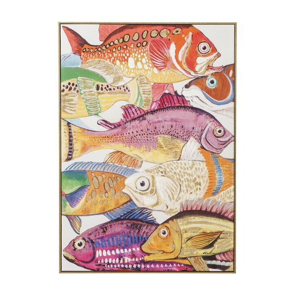 Obraz Kare Design Touched Fish Meeting I., 100 x 75 cm