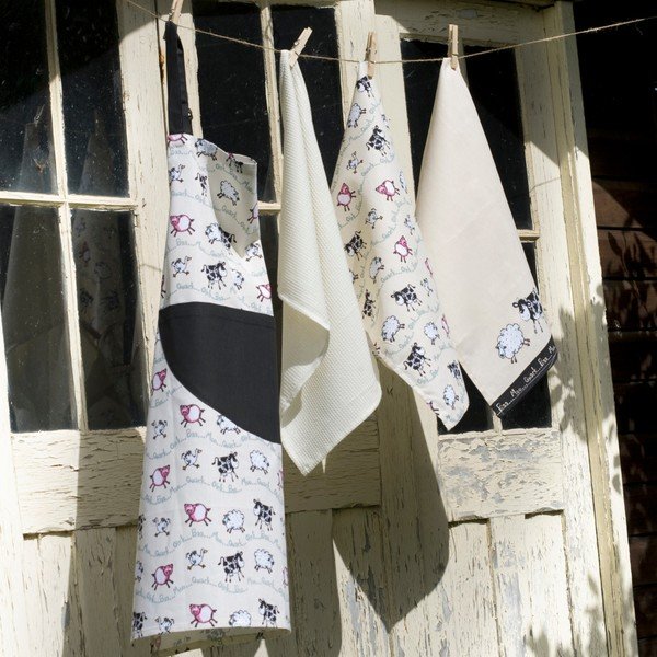 Sada 3 bavlněných utěrek Price & Kensington Home Farm-image-3