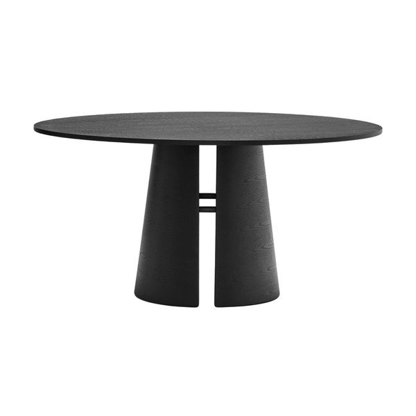 Ümmargune söögilaud saarepuust dekoratsiooniga, ø 157 cm Cep - Teulat-image-2
