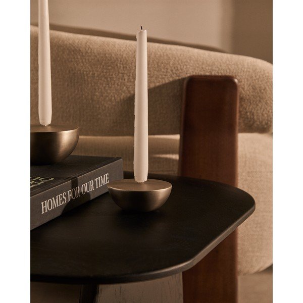 Metallist küünlajalg Quira - Kave Home-image-1