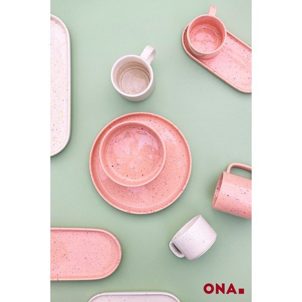 Beež portselantaldrik ø 25 cm Fika - ONA-image-3