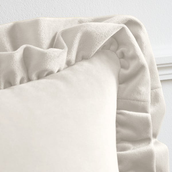 Sametist dekoratiivpadi 43x43 cm Velvet Double Frill - Catherine Lansfield-image-2