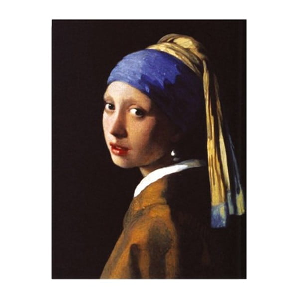 Seinareproduktsioon lõuendil Johannes Vermeer Tüdruk pärliga, 30 x 40 cm Johannes Vermeer - The Girl with Pearl - Wallity