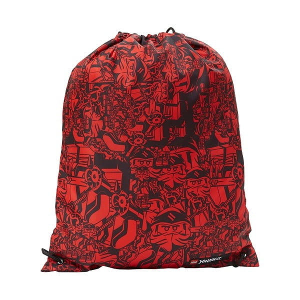 3-osaline komplekt punane koolimapp, pliiatsikott ja kott Ninjago Easy - LEGO®-image-4