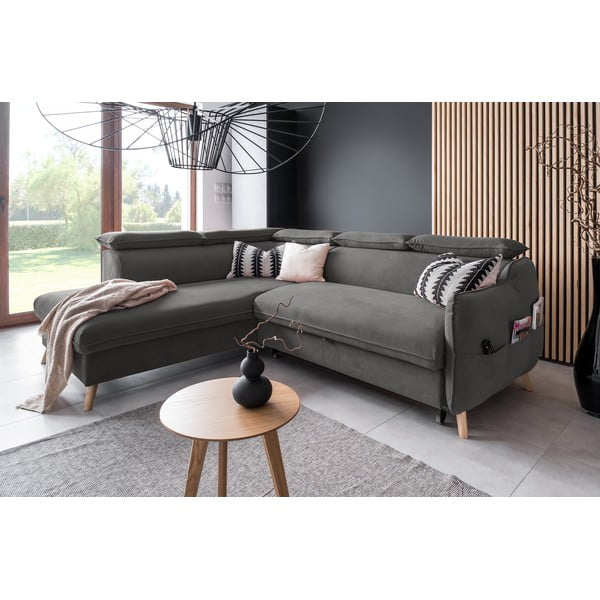 Tumehall sametist nurgadiivan (vasak nurk) Sweet Harmony - Miuform-image-4