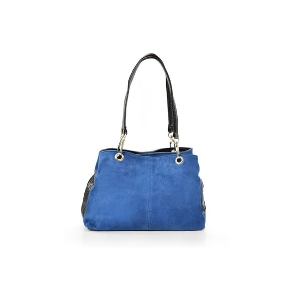 Kožená kabelka Gigi, modrá