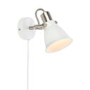 Valge seinalamp Alton - Markslöjd