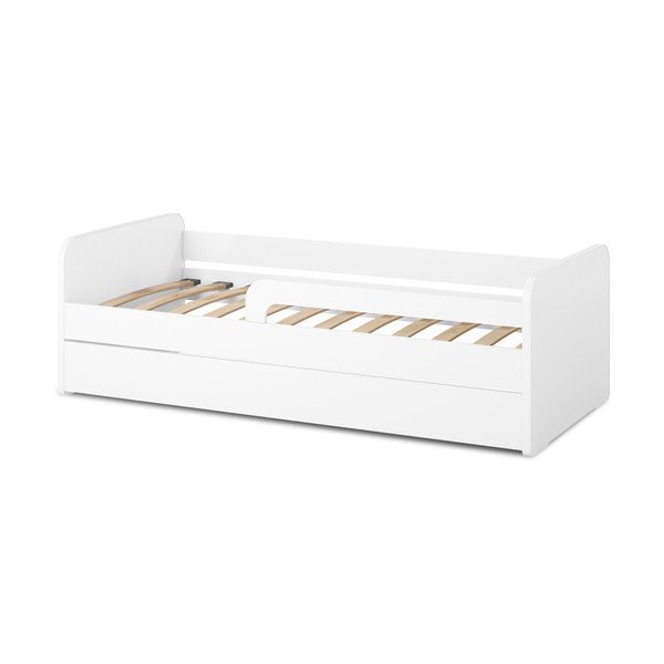 Valge lastevoodi koos voodipõhjaga 80x160 cm Duuli - ELTAP