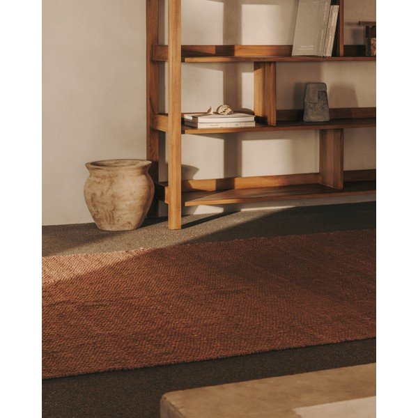 Lõhe tooni džuudist õuevaip 160x230 cm Sallova - Kave Home-image-1