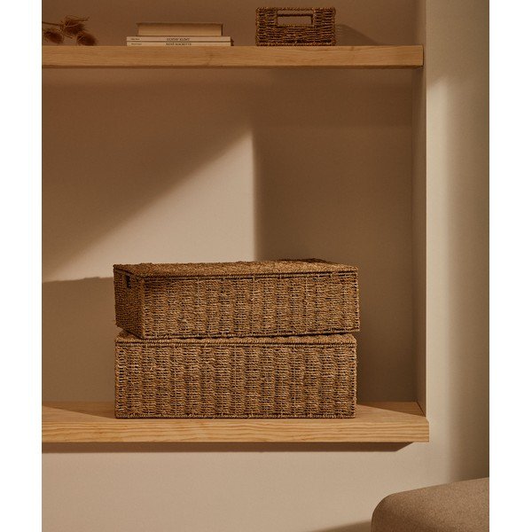 2 mererohust korvi komplektis 40x60x21 cm Tossa - Kave Home-image-2