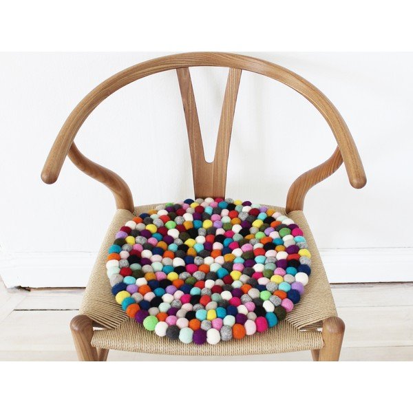 Palli toolipolster Multi Pang, ⌀ 39 cm - Wooldot-image-3