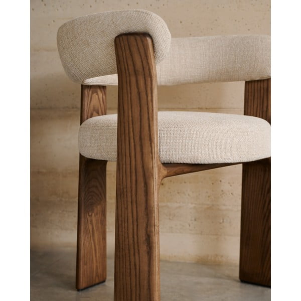 Pruun-beež tuhkpuidust söögitool Granite - Kave Home-image-2