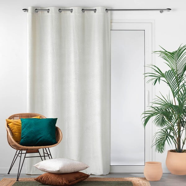 Kreem sametist kardin 140x240 cm Analia - douceur d'intérieur-image-3