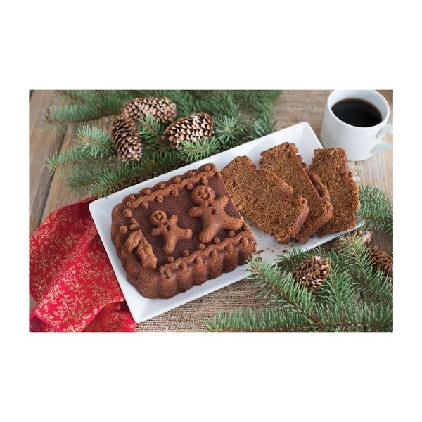 Forma na chlebíček ve stříbrné barvě Nordic Ware Gingerbread Family, 1,4 l-image-1