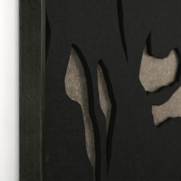 3D-pilt raamiga/akustiline 90x120 cm Silent Shadows 1 - Malerifabrikken-image-3