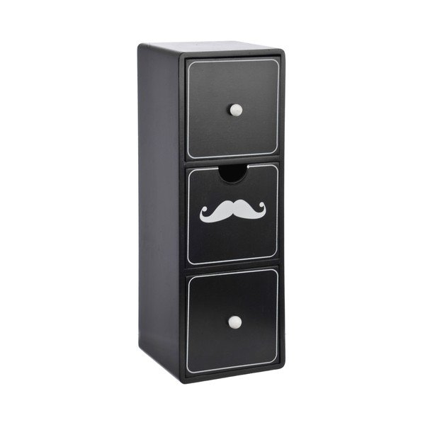 Malá skříňka Mustache, černá