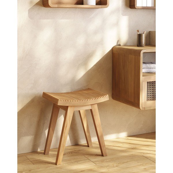 Tiikpuidust tool Vicentina - Kave Home-image-1