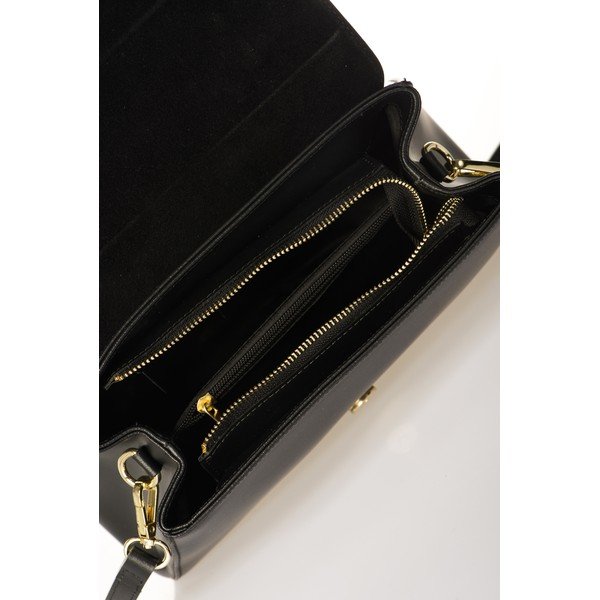 Must nahast käekott Marta - Federica Bassi-image-1