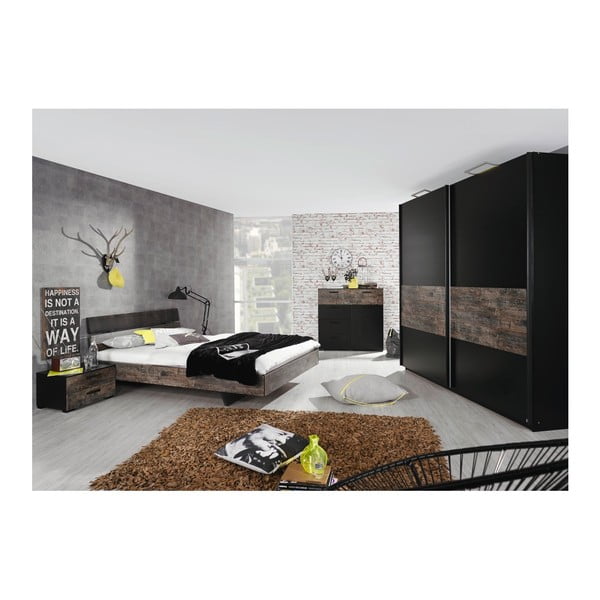 Noční stolek se 3 zásuvkami Rauch Sumatra-image-3