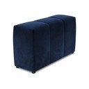 Sinine sametist seljatugi modulaarsele diivanile Rome Velvet - Cosmopolitan Design