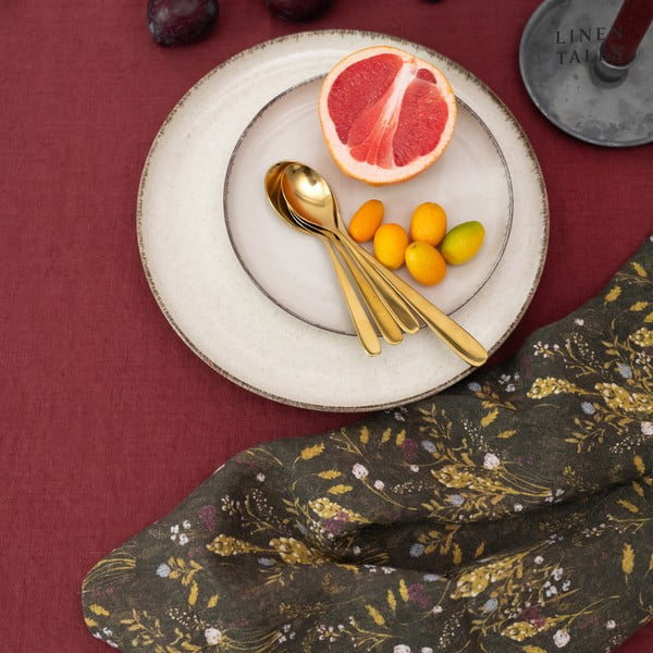 Linane laudlina 140x140 cm Marsala - Linen Tales-image-2