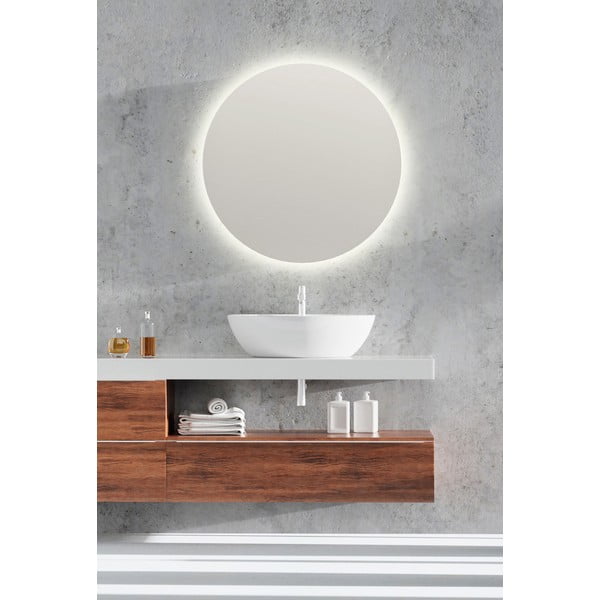 Valgustusega seinapeegel ø 60 cm Luna - Mirrors and More-image-2