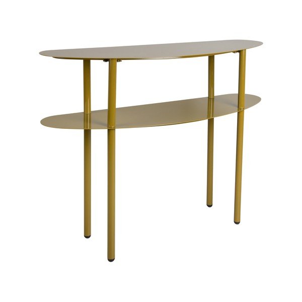 Khaki värvi metallist konsoollaud 28x90 cm Paris - Leitmotiv-image-2