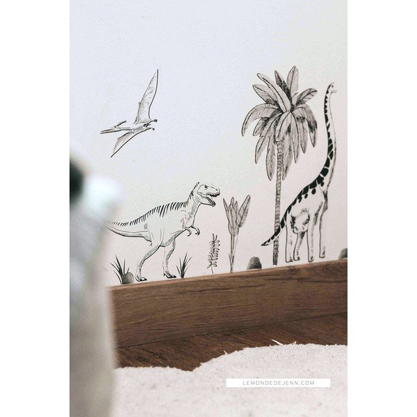 Kleebisleht 30x42 cm Dinosaurs & Plants - Lilipinso-image-1