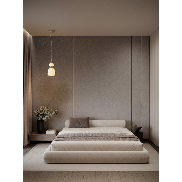 Valge/kuldse värvi metallist LED-rippvalgusti portselanist varjuga/klaasist varjuga, ø 17 cm Palo - Nova Luce-image-2