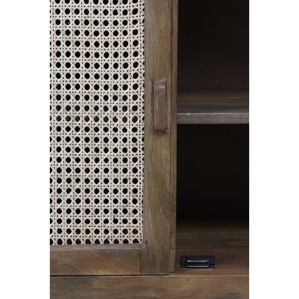 Pruunist mangopuust kapp 88x84 cm Nipas - Light & Living-image-4